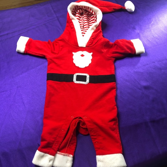 📌 Cat & Jack Baby Christmas One Piece Santa - Picture 5 of 8
